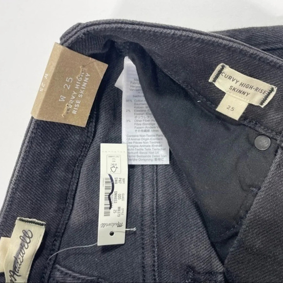New Madewell Curvy High Rise Skinny Jeans Starkey Wash MB379 - Picture 11 of 11